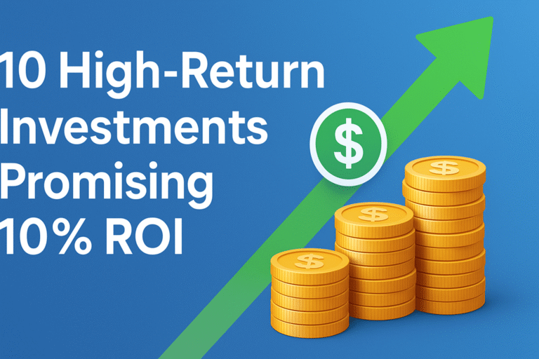 10 High-Return Investments Promising 10% ROI or More!