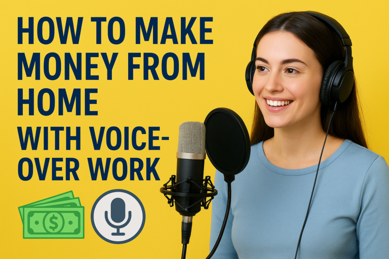How to Make Money from Home with Voice-Over Work: Unlock Your Earning Potential